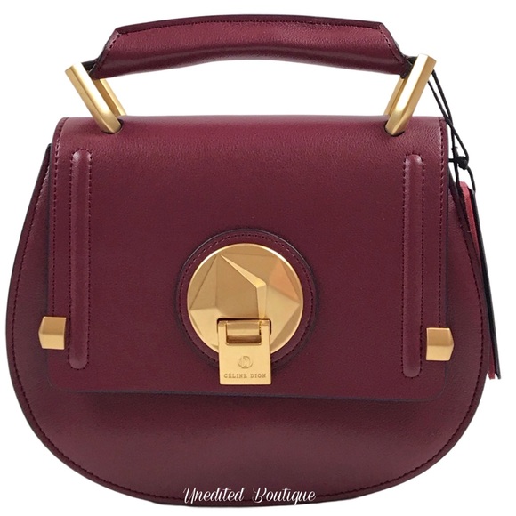 Celine Dion Handbags - CELINE DION Octave Satchel Handbag With Strap
